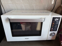 海尔微波炉家用微蒸烤炸一体机23升大容量烤箱不锈钢内胆平板微波炉空气炸台式易清洁快捷菜单可嵌入 一级变频微烤空气炸HSMW-GE2303(W) 实拍图