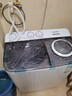 奥克斯（AUX）洗衣机半自动家用双缸双桶大容量小型租房宿舍波轮双杠强力去污省水电 【国补】14.5公斤【洗9+脱5.5+终身联保】黑 实拍图