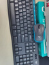 罗技（Logitech）MK275 键鼠套装 无线键鼠套装 办公键鼠套装 全尺寸 商务键鼠套装 带无线2.4G接收器 黑蓝色 实拍图