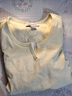 UR2026春季新款女装时尚休闲简约基础修身长袖T恤UYB450010 米黄 M 实拍图