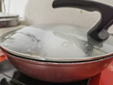 美的（Midea） 不粘锅炒锅平底煎炒锅32cm可立盖仿生荷叶不粘燃磁通用 实拍图
