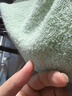 洁丽雅（Grace）7A级纯棉抑菌浴巾 新疆长绒棉强吸水加厚浴巾男女柔软大毛巾 绿色 实拍图