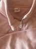 探路者（TOREAD）旗舰 儿童卫衣男女中大童装秋冬季款保暖超轻抓绒服外套 糖粉 150 实拍图