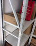货架多层置物架家用快递重型储物架阳台超市地下室工厂仓储铁架子 乳白-高200cm四层【主架/可单独使用】 长100*宽40cm【常规型300kg-整架】 实拍图