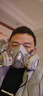 3M6200防毒面具口罩防尘防有毒气体防农药工业喷漆装修粉尘配6001滤毒盒 7件套 实拍图