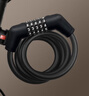 京东京造【150cm加长防盗】自行车锁五位密码锁 电动电瓶车公路山地单车锁 实拍图