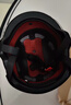 青霄 安全头盔 标准款 新国标 3C认证 抗冲击包裹式防护 电男动女四季车骑通用 黑色透明镜片 实拍图