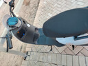 永久电动摩托车 老国货复古踏板长续航智能解锁轻便代步电动车60V20Ah 小龟系列 岩息灰 实拍图