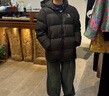 骆驼【云绒Soft】儿童羽绒服秋冬加绒加厚户外新款外套男女童亲子装 幻影黑-7142 170 【妈妈可穿-含绒90%】 实拍图