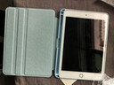 智思慧 适用Apple iPad mini第五/四代保护套7.9英寸 苹果平板mini5/4旋转支撑透明壳硅胶全包皮套 蓝色 实拍图