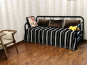 宜家（IKEA）费斯多多功能铁艺床坐卧两用单人床耐用小户型沙发床 坐卧两用床含硬型海绵床垫*2 实拍图