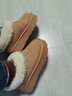回力女鞋雪地靴女冬季皮毛一体短筒靴保暖加绒棉鞋女 1013  米色 37  实拍图