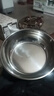 【不锈钢】和面盆厨房烘焙家用火锅盆洗菜打蛋汤锅盆醒面盆料理盆 32cm【热卖款】不锈钢 和面盆 实拍图