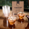 云蕾一次性茶饮水杯加厚硬塑航空杯食品级家商用水晶杯66ml*50只装 实拍图