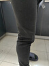 猫人男士秋裤男德绒保暖裤加绒加厚含羊绒蚕丝打底无痕线裤衬裤深麻灰 实拍图