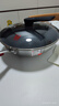 康巴赫炒锅不粘锅316L不锈钢炒菜锅32cm蜂窝平底煎炒锅电磁炉燃气灶通用 实拍图