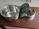 康巴赫蒸锅304不锈钢蒸笼食品级双层汤锅家用蒸煮炖燃气灶电磁炉通用 【加厚304不锈钢】 2层 30cm 实拍图