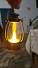 【露营灯】创意复古手提小夜灯网红迷你氛围小马灯桌面摆拍油灯 【黑色+金色】2个装 实拍图