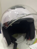 凤凰（Phoenix）新国标A类3C认证电动车摩托车头盔双镜片防雾防风保暖亮白 男女四季通用电瓶车3/4半盔冬季安全帽 实拍图