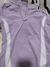 骆驼（CAMEL）薄绒运动上衣女立领长袖跑步健身T恤 C1W14L0623A5 星月紫 M 实拍图