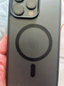 绿联 适用iPhone15Promax手机壳 苹果15ProMax磁吸壳 MagSafe保护套 无线充电防摔 磨砂黑色 实拍图