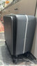 米熙前开盖商务铝框拉杆箱子男行李箱女密码箱包登机箱18英寸矿岩灰70 实拍图