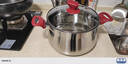 爱仕达（ASD）汤锅316L食品级加厚不锈钢煮粥锅复底蒸奶锅24CM燃气电磁炉通用B5 实拍图