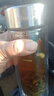 富光玻璃杯双层带茶隔大容量水杯 高档商务泡茶杯 高硼硅杯子500ml 实拍图