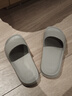 京东京造【糖果拖】拖鞋男士防滑轻便情侣防臭浴室拖凉拖鞋水泥灰40-41 实拍图