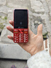 天语T2老年人手机4G全网通超长待机直板按键大字大声音大屏学生专用备用功能机只打接电话老人机 红色 实拍图