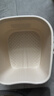茶花 泡脚桶洗脚盆 泡脚盆塑料盆 足浴盆足浴桶 塑料桶 浅咖 1只装 实拍图