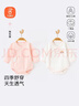 贝瑞加（Babyprints）婴儿连体衣2件装宝宝包屁衣纯棉A类长袖内衣四季爬服柔软 黄73 实拍图