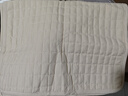 艾薇 A类防水枕头套夹棉枕套一对家单人枕套枕芯套 方块卡其 48*74cm 实拍图