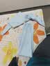 猫人儿童保暖内衣男童加厚秋衣秋裤中大童三层夹棉套装 中领浅蓝 150 实拍图
