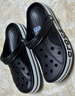卡骆驰洞洞鞋贝雅卡骆班轻便耐磨一脚蹬休闲鞋|205089 黑色/白色-066 41 /42(260mm) 实拍图