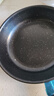 【亏本清仓】韩式麦饭石色不粘锅平底锅铁锅电磁炉不带盖 黑色小煎锅 16cm 实拍图