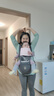 babycare腰凳婴儿背带多功能减震四季抱娃神器解放双手透气轻薄款卡斯尔灰 实拍图