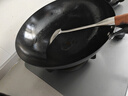 京严铁锅章丘炒锅正宗老式无涂层精铁不粘炒菜锅家用圆底煎锅燃气专用 【宗师级｜古法技艺】适合5-7人  直径 34cm 【三次开锅发货｜不粘不锈｜好养锅】 实拍图