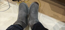 京东京造【纯羊毛】雪地靴男冬季羊皮毛一体加厚加绒保暖短筒男靴灰色41 实拍图