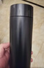 京东京造 保温杯 水杯男士女儿童咖啡 316L不锈钢【无缝内胆】黑500ml 实拍图