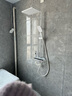 浪鲸恒温淋浴花洒套装钢琴花洒全套增压自洁沐浴器精铜浴室淋雨器 【白色恒温】智能数显 增压雨淋 实拍图