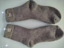猫人3双装35%羊毛袜子男士袜子男冬季加厚保暖袜男毛圈袜睡眠袜男 实拍图