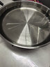 佳佳恋官方旗舰店316L不锈钢电煎锅0涂层家用加深加大电饼铛多功能烙饼锅平底锅早餐机烤肉锅电烤炉电锅 （316全钢）8K34（（2-3人）【34FD】） 实拍图