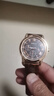 正品男士手表高档休闲石英表简约气质男表皮带高颜值罗马时尚腕表 咖啡色指挥官款 实拍图