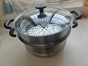 爱仕达（ASD）蒸锅双层不锈钢蒸锅 家用炖蒸煮一体汤锅 30CM大容量蒸笼QVL1530 实拍图