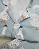 嫚熙（EMXEE）孕妇睡衣产后哺乳春秋季款月子服棉质家居服套装 嫚熙大鹅-两件套（不带哺乳口） L【适合115-135斤】 实拍图