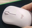 罗技（Logitech）M221轻音鼠标 无线鼠标 办公鼠标 对称鼠标 带无线微型接收器 茱萸粉 实拍图