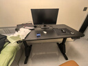 傲风A4Pro电竞桌实木电动升降电脑桌办公书桌子黑色1.4*0.7m 实拍图
