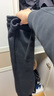 京东京造【羊羔绒】休闲裤男运动长裤冬季加绒保暖裤子 黑色M 实拍图