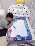 COOKSS儿童水画布神奇魔法涂鸦画画本踩垫宝宝小孩反复笔清本水画毯玩具 实拍图